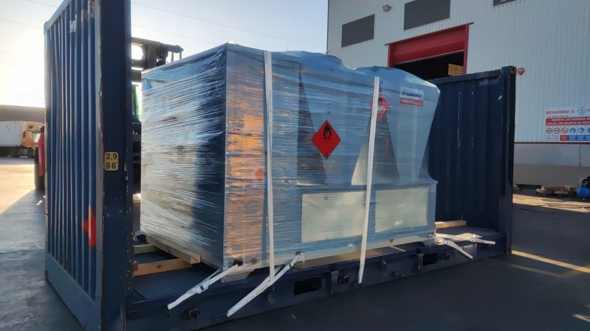 Oceantrade coordina con éxito una compleja operación logística especializada